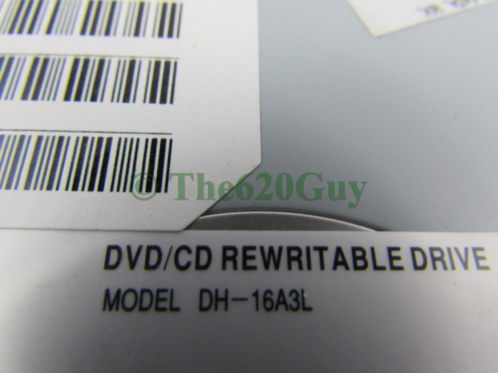 Hp 447310-001 Dvdrw Dl Lightscribe Rewritable Sata Black Optical Drive Dh-16A3L